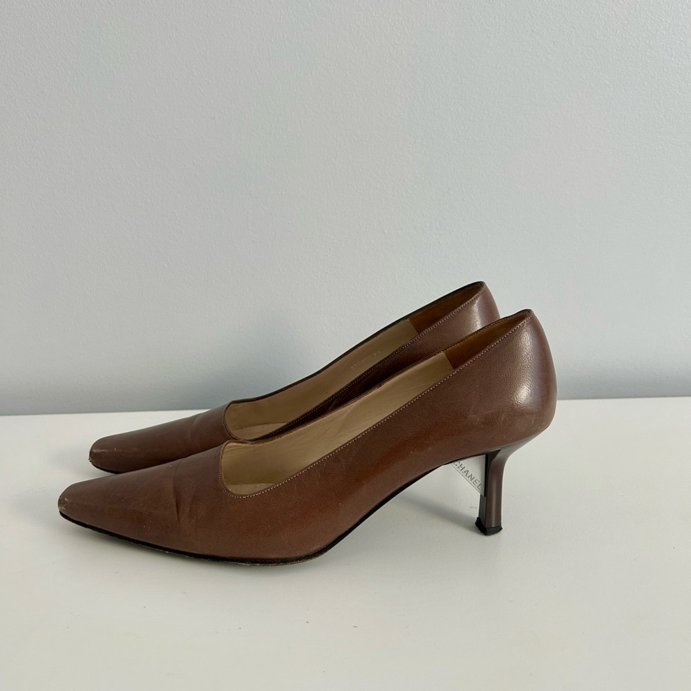 Chanel Women's Brown Pumps - Picture 3 of 5